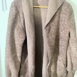 Cozy Mauve Sherpa Jacket